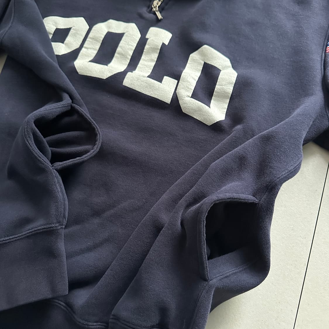 90s 폴로스포츠 하프집업 스웻셔츠 L  상품이미지6