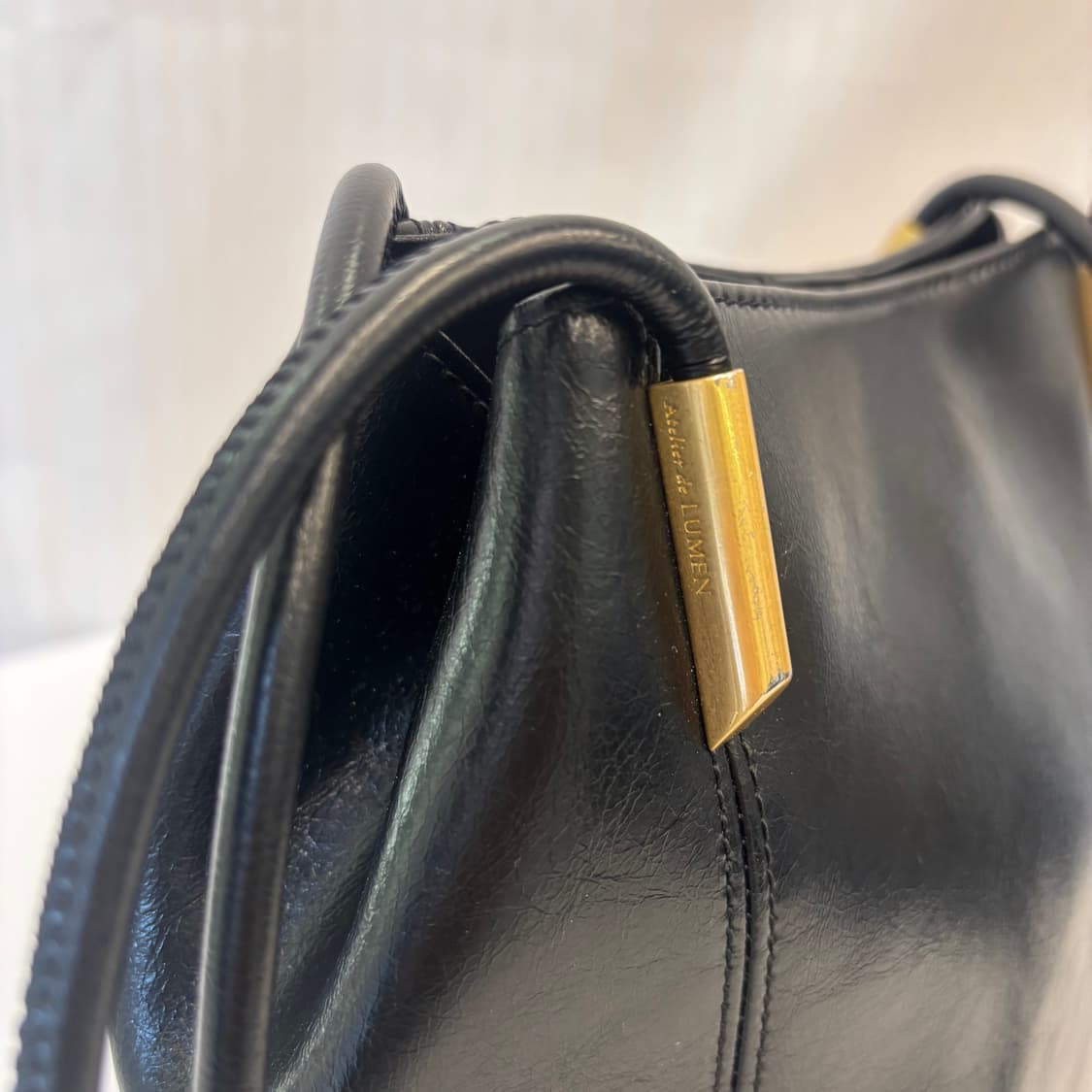 정품 아뜰리에드루멘 마룬 숄더백     상품이미지4