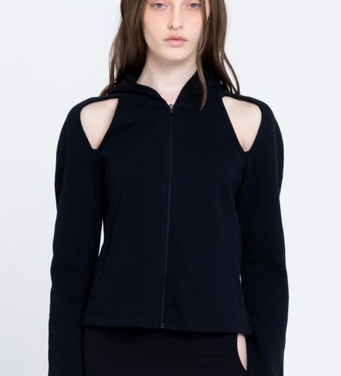 Peinture 컷아웃 집업 후디 상품이미지1