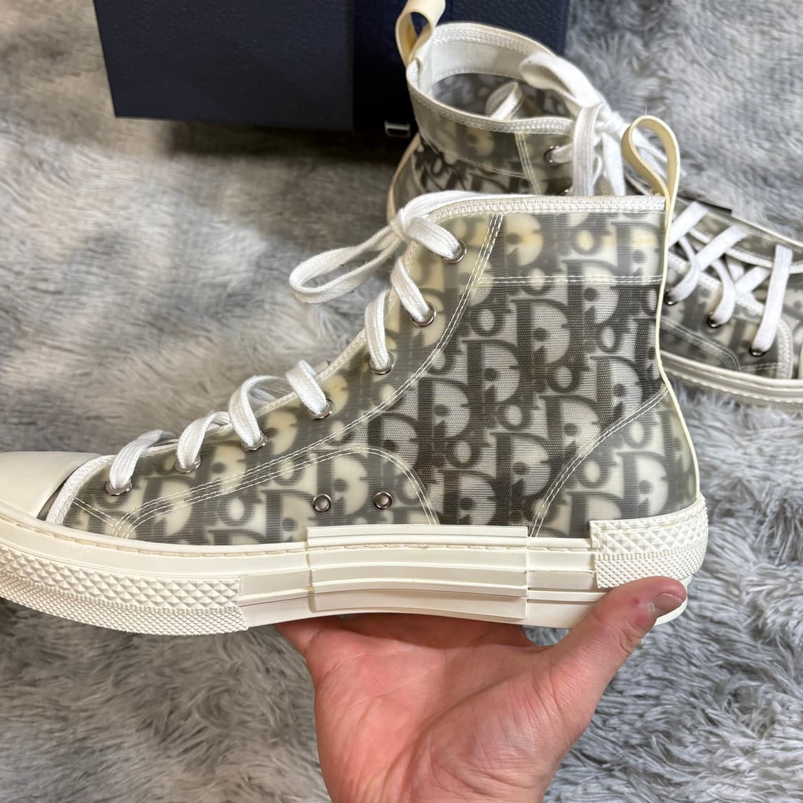 디올 오블리크 하이탑 스니커즈 43사이즈 상품이미지3