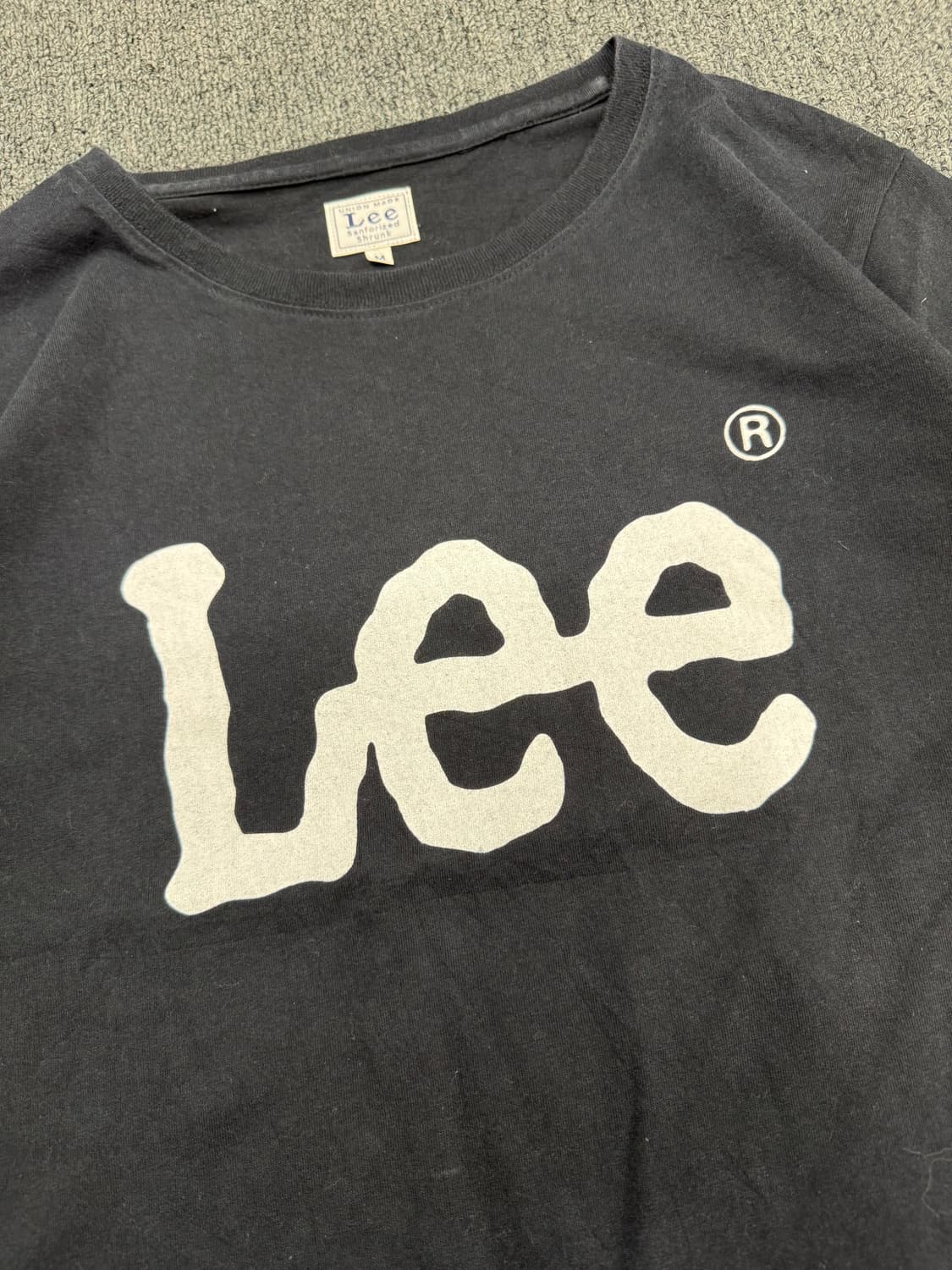 M)Lee 빈티지 로고 프린팅 반팔 상품이미지2