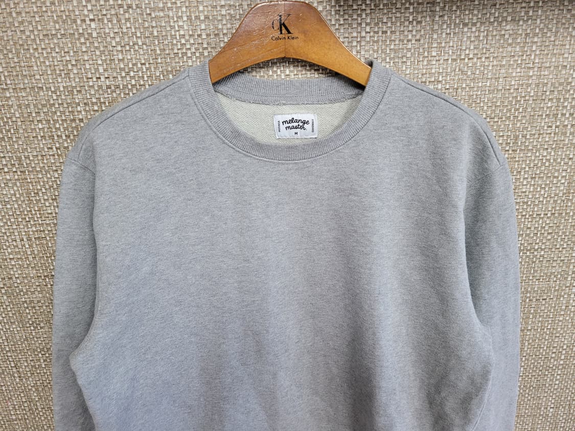 M 95사이즈 멜란지마스터 헤비코튼 맨투맨  상품이미지2