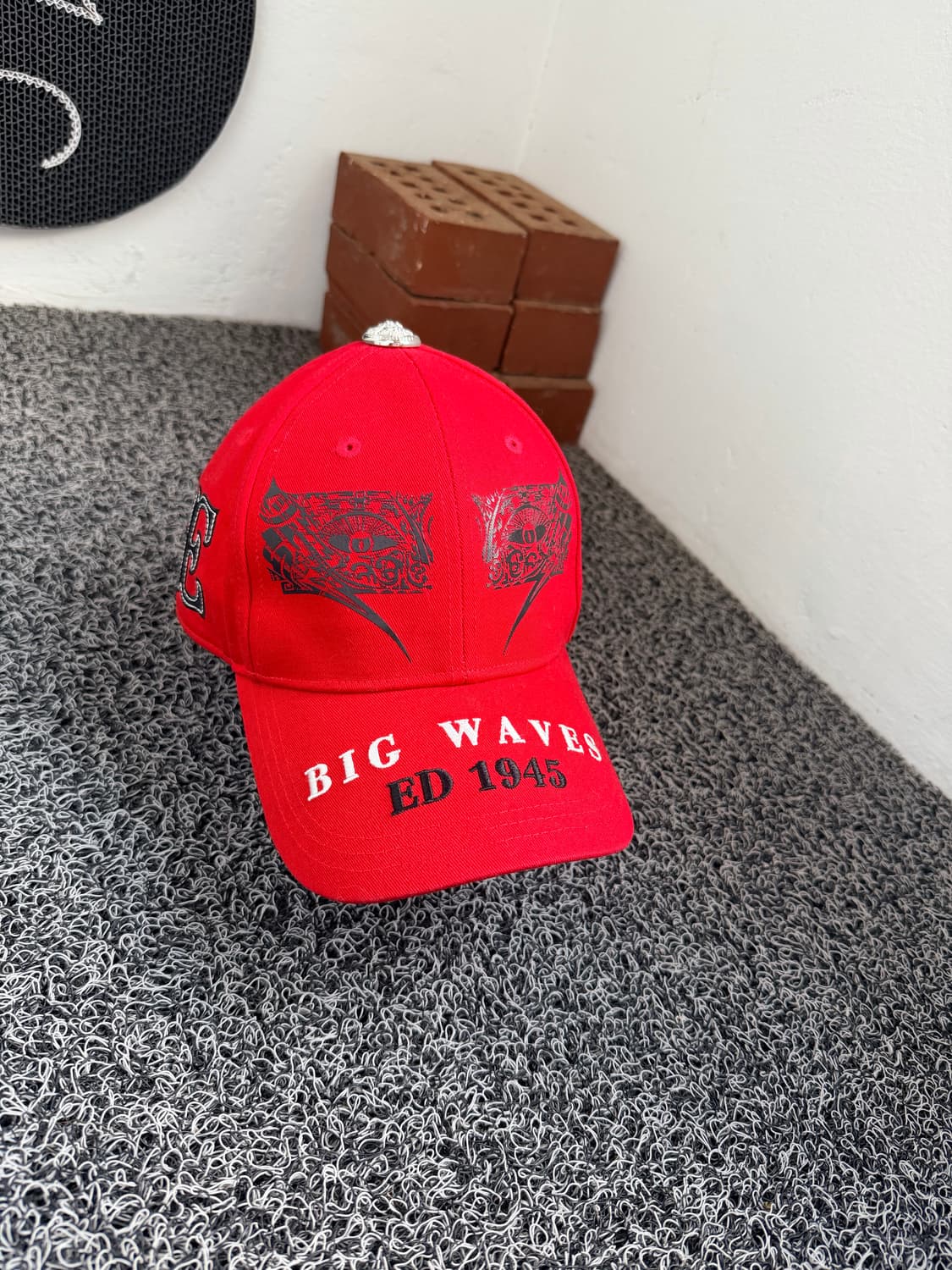 에드 하디(Ed Hardy) BIG WAVES 자수 볼캡 - RED 상품이미지8
