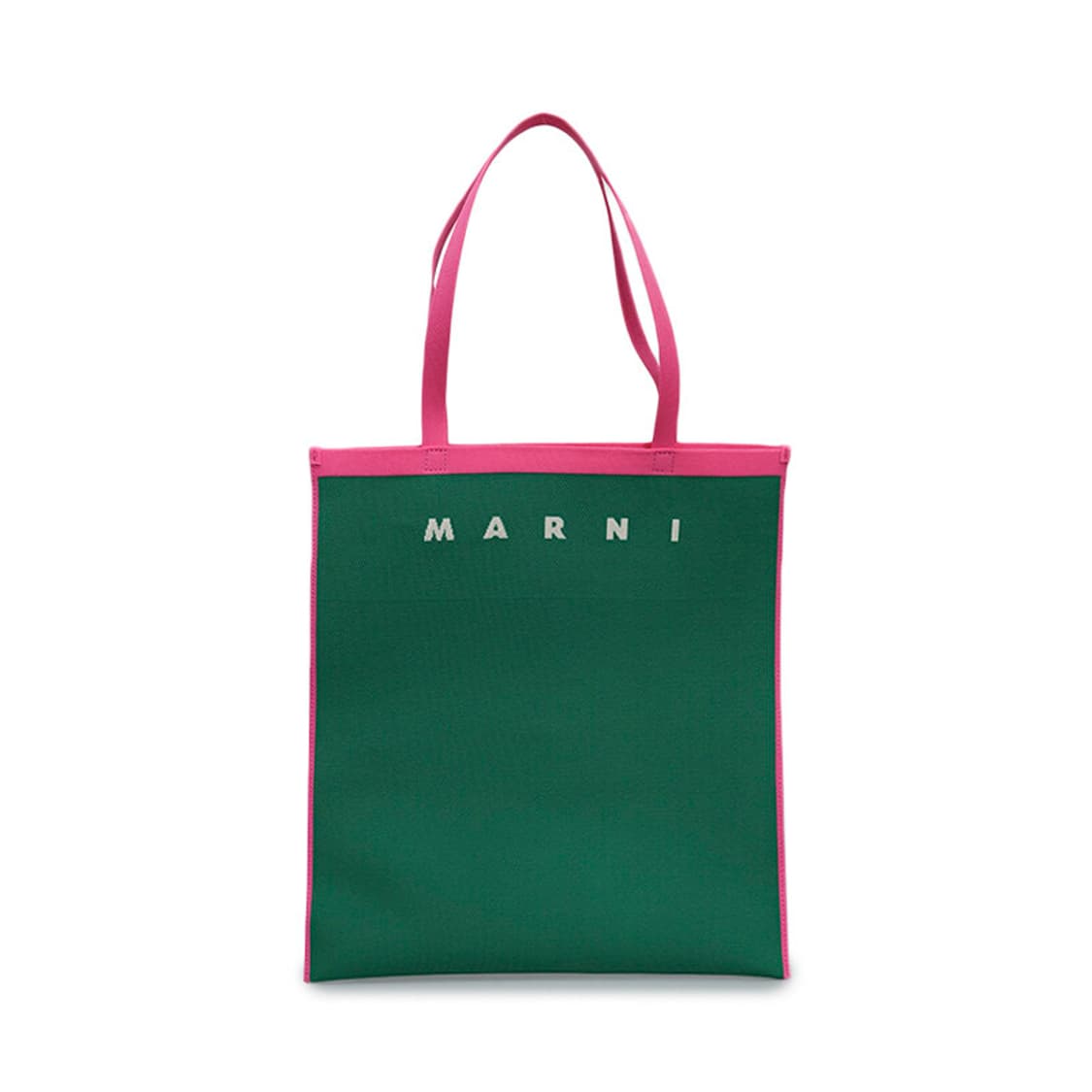 (중고) 마르니 그린 핑크 플랫 쇼핑 숄더백 상품이미지1
