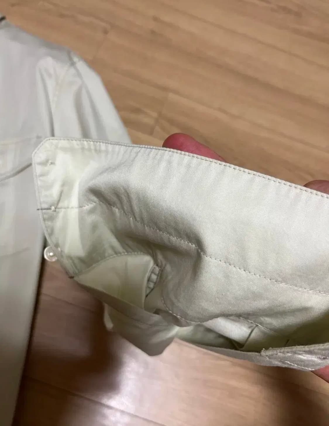 르메르 웨스턴 셔츠 (화이트실버버치) 50사이즈 상품이미지4