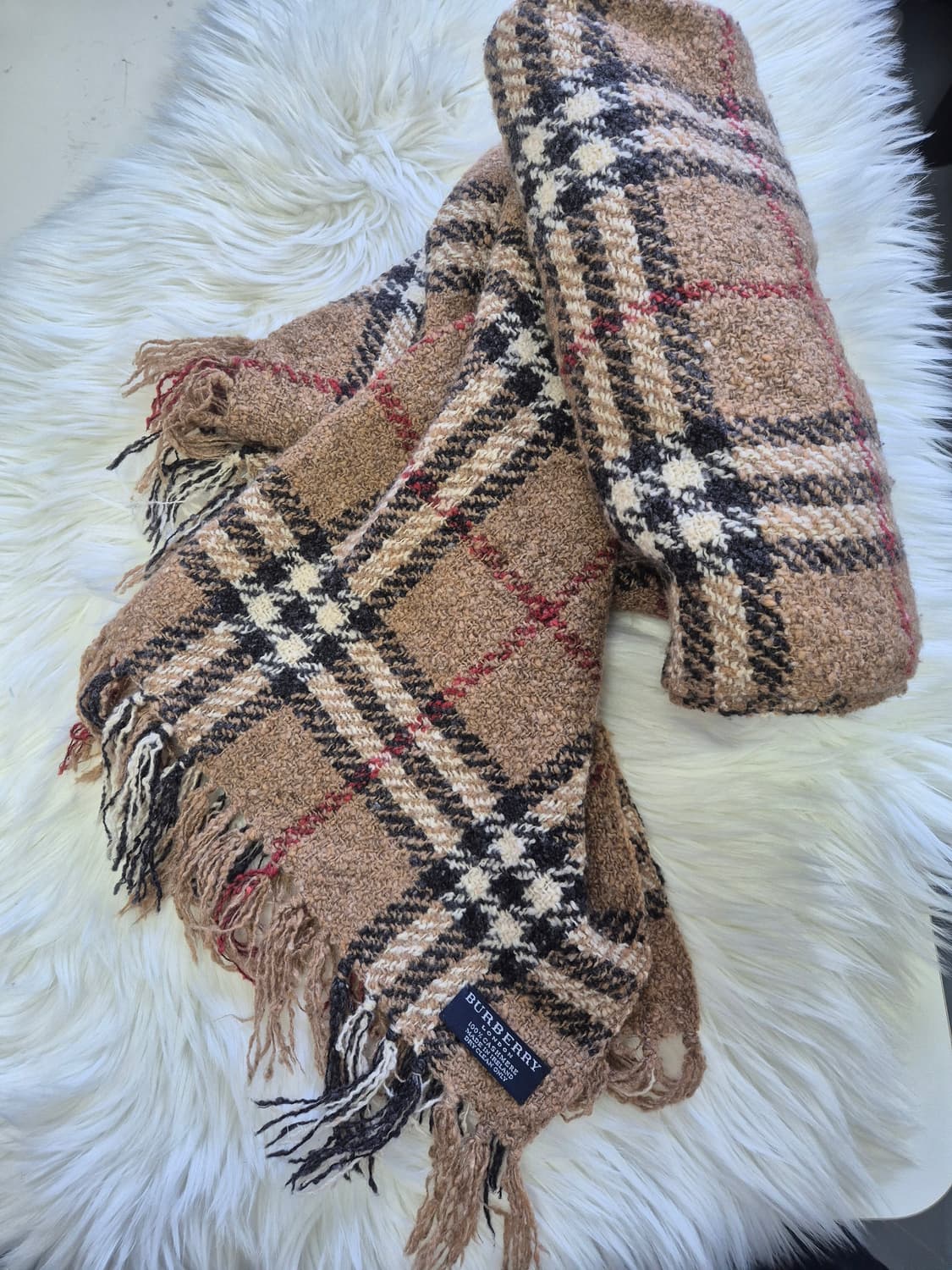 (정품)버버리 클래식 체크 램스울 머플러 #최상급 상품이미지2
