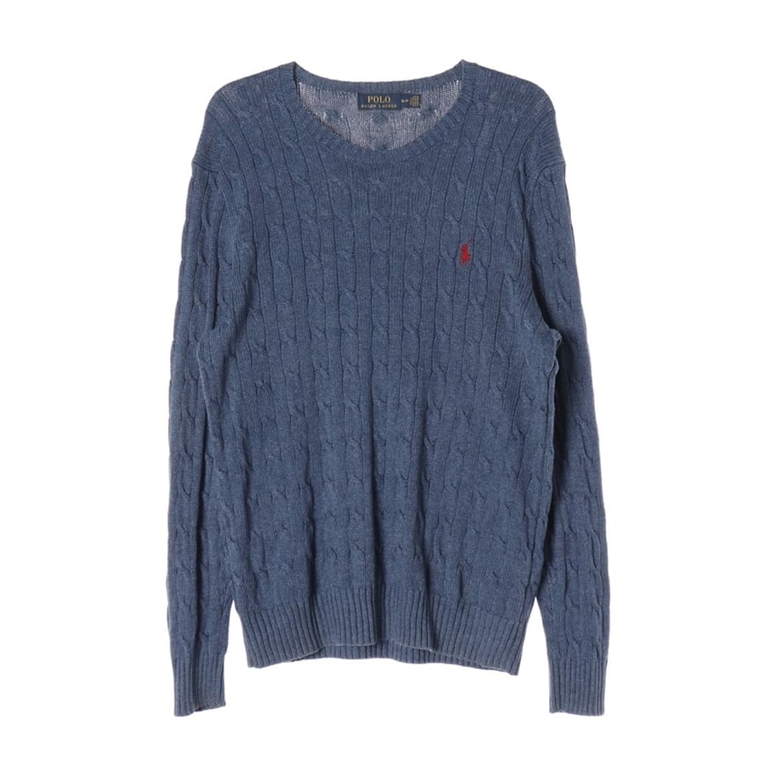 폴로 랄프로렌 실크 케이블 꽈배기 니트 S 상품이미지1