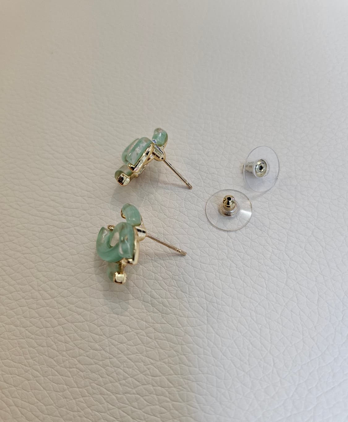 샤넬 호마이카 CC로고 그린 귀걸이 업사이클링 상품이미지4