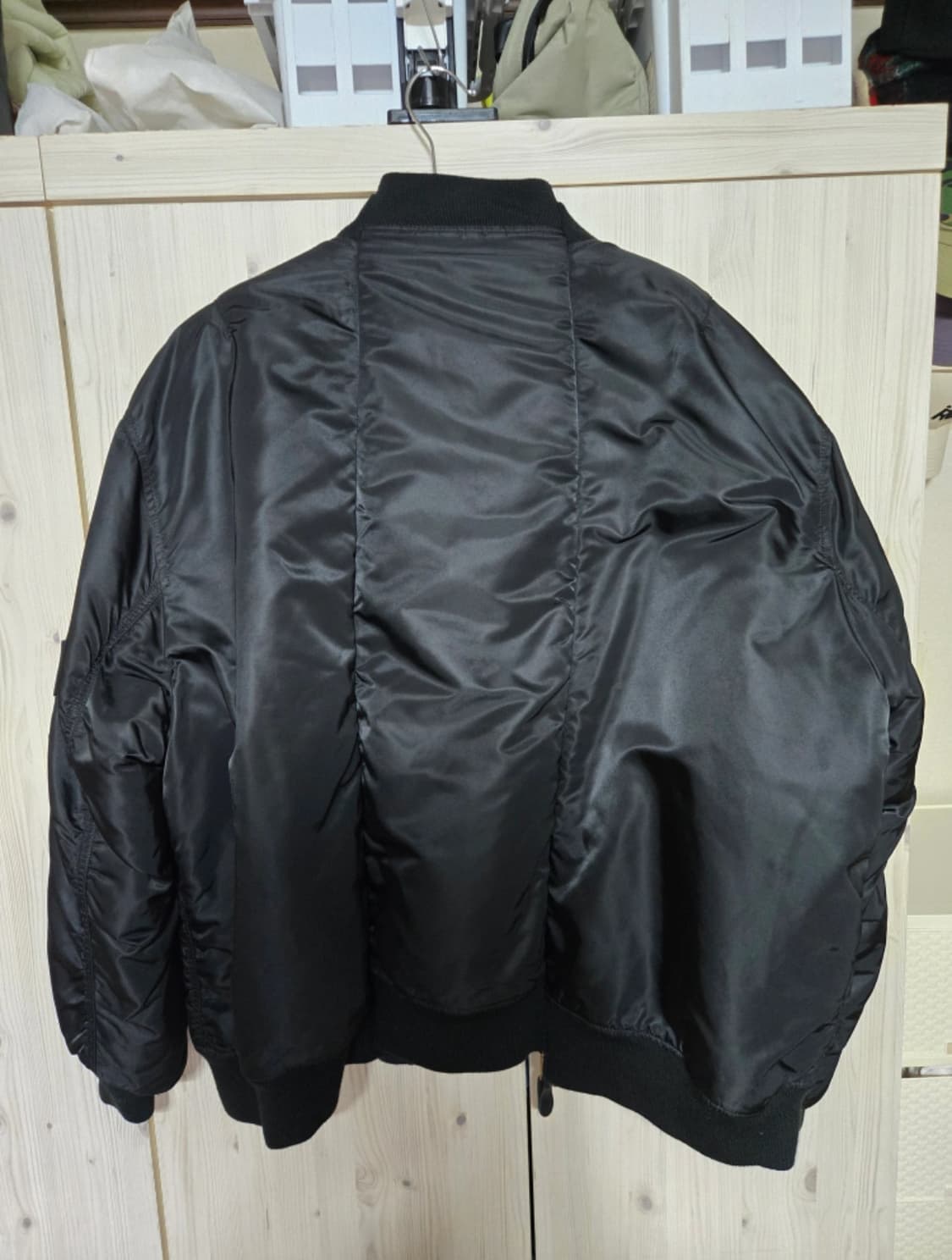 베트멍 알파인더 스트리 절개 봄버 ma-1 상품이미지4