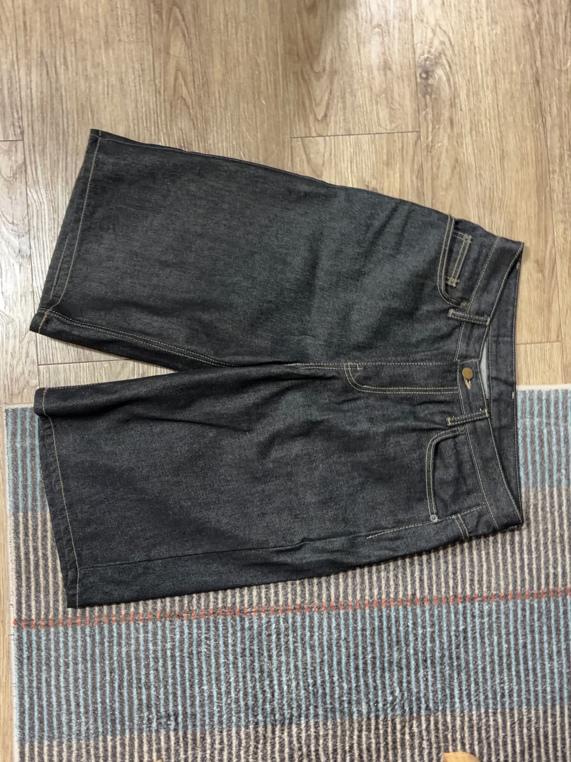 BLF denim shorts 보이롱페이스 데님 쇼츠 L 상품이미지5