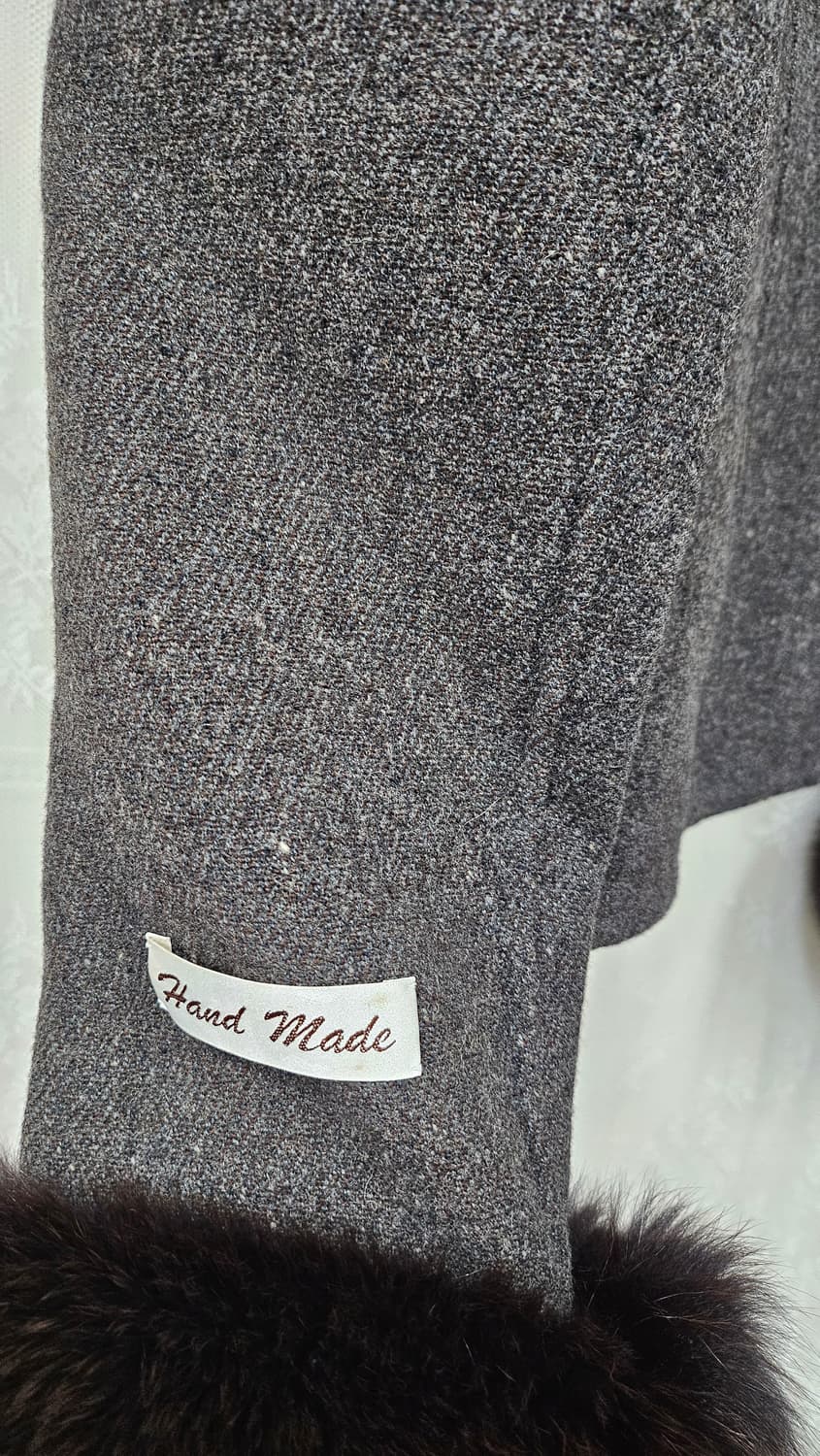 조이너스   폭스퍼 장식 핸드메이드 자켓 상품이미지6