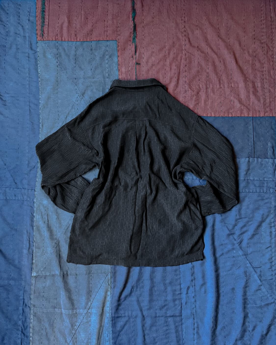 버드노트 파라다이스 로드 레이온 셔츠 블랙 44 상품이미지2