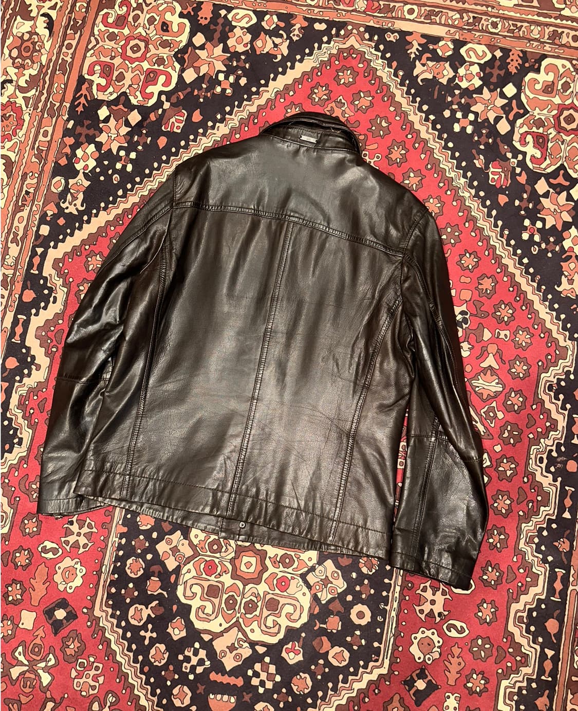 ( L ) 타미힐피거 가죽자켓 양가죽자켓 바이커자켓 레더자켓  상품이미지4