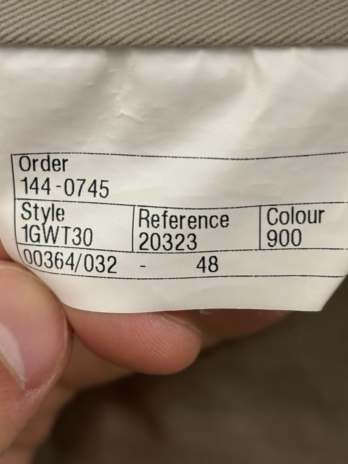 INCOTEX 남성 치노 바지 48사이즈 상품이미지6