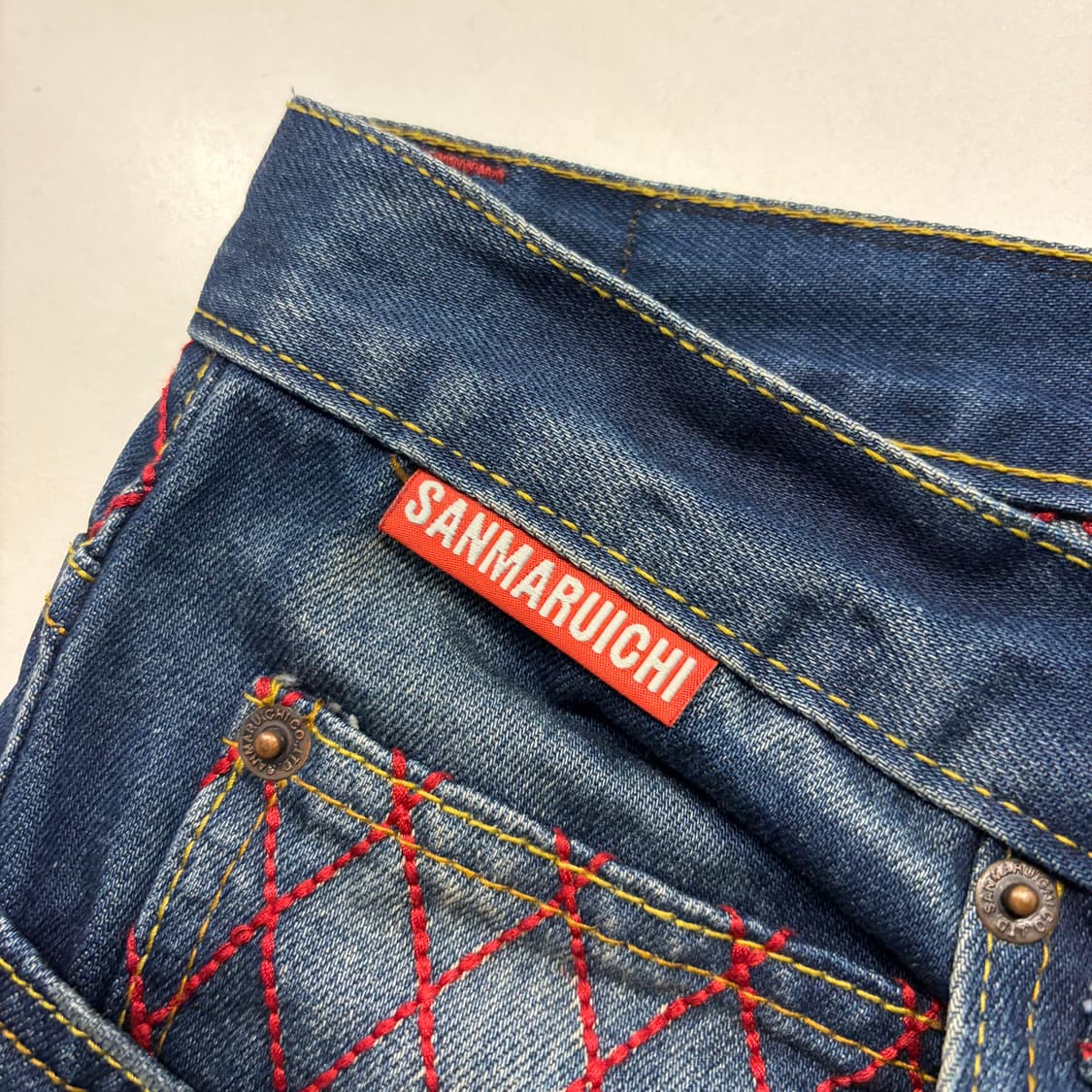 [30] SANMARUHICHI 산마루이치 데님 청바지 프린팅 C559 상품이미지5