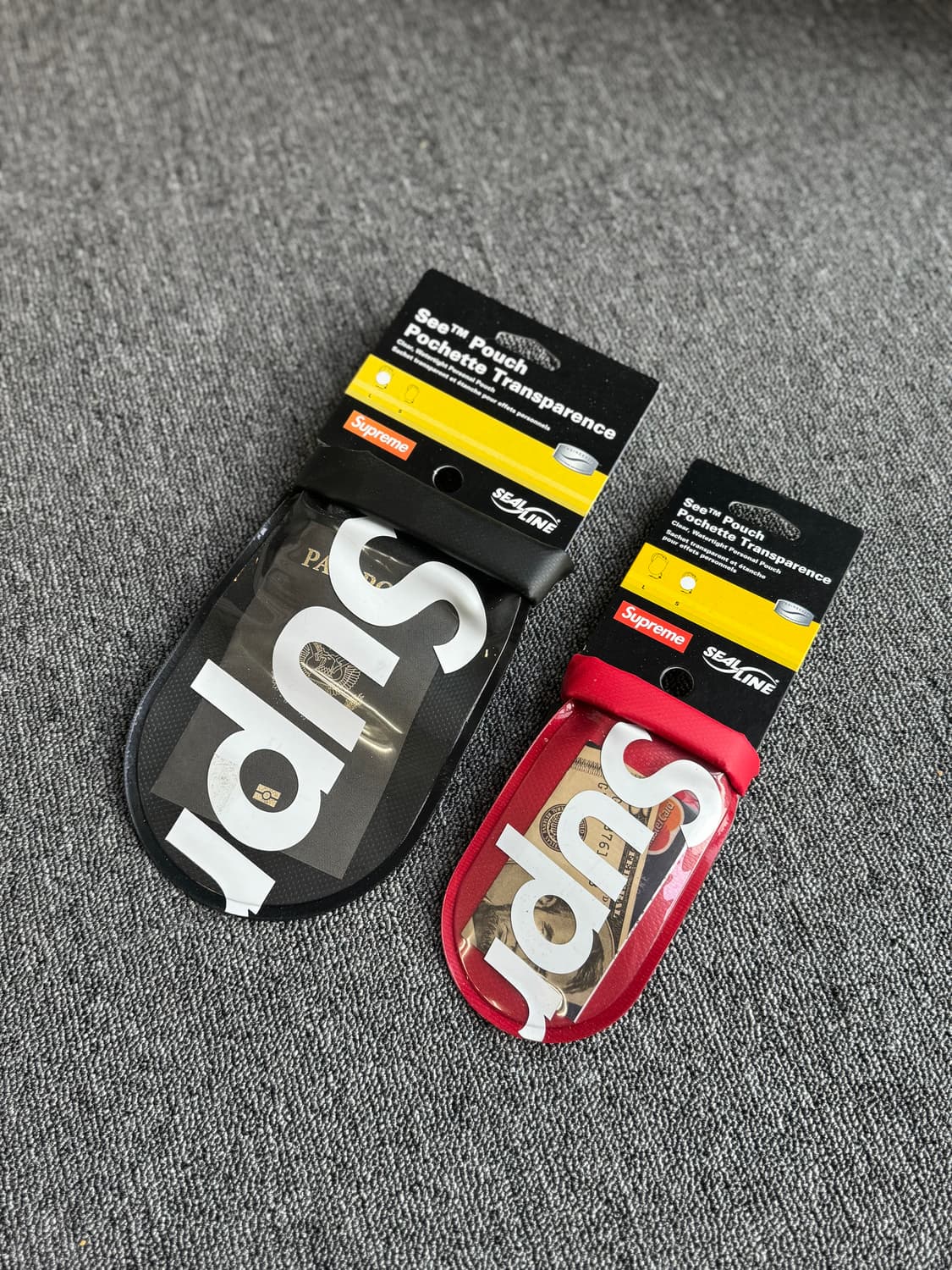 슈프림 씰라인 파우치 레드 스몰 상품이미지1
