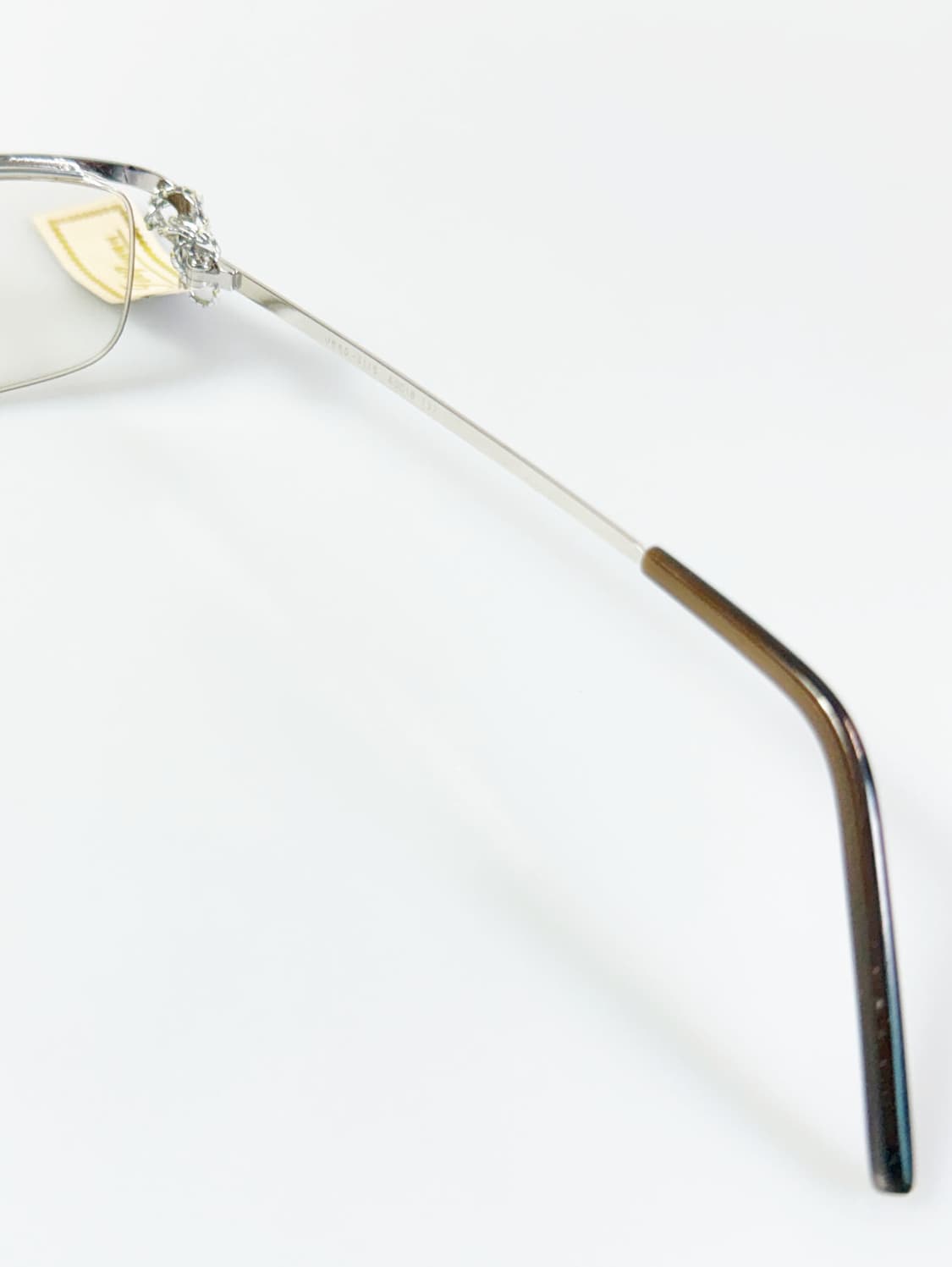 JEEP 실버 반무테 스퀘어 메탈 프레임 빈티지 안경 상품이미지6