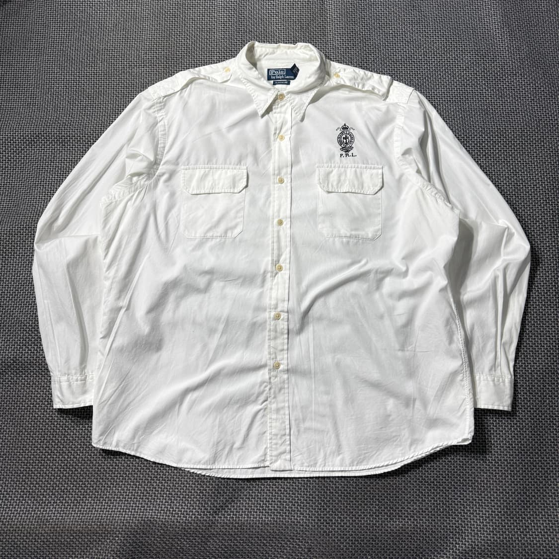 폴로 화이트 셔츠 (old-8563) 상품이미지1