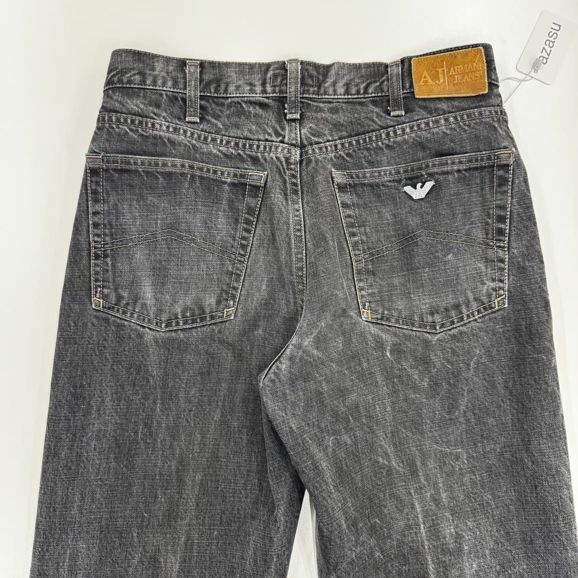Armani Jeans Black Washed Denim Pants 상품이미지1