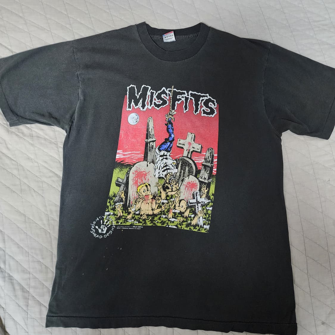 [XL] 90s 미스핏츠 misfits 푸스헤드 빈티지 밴드티 상품이미지1