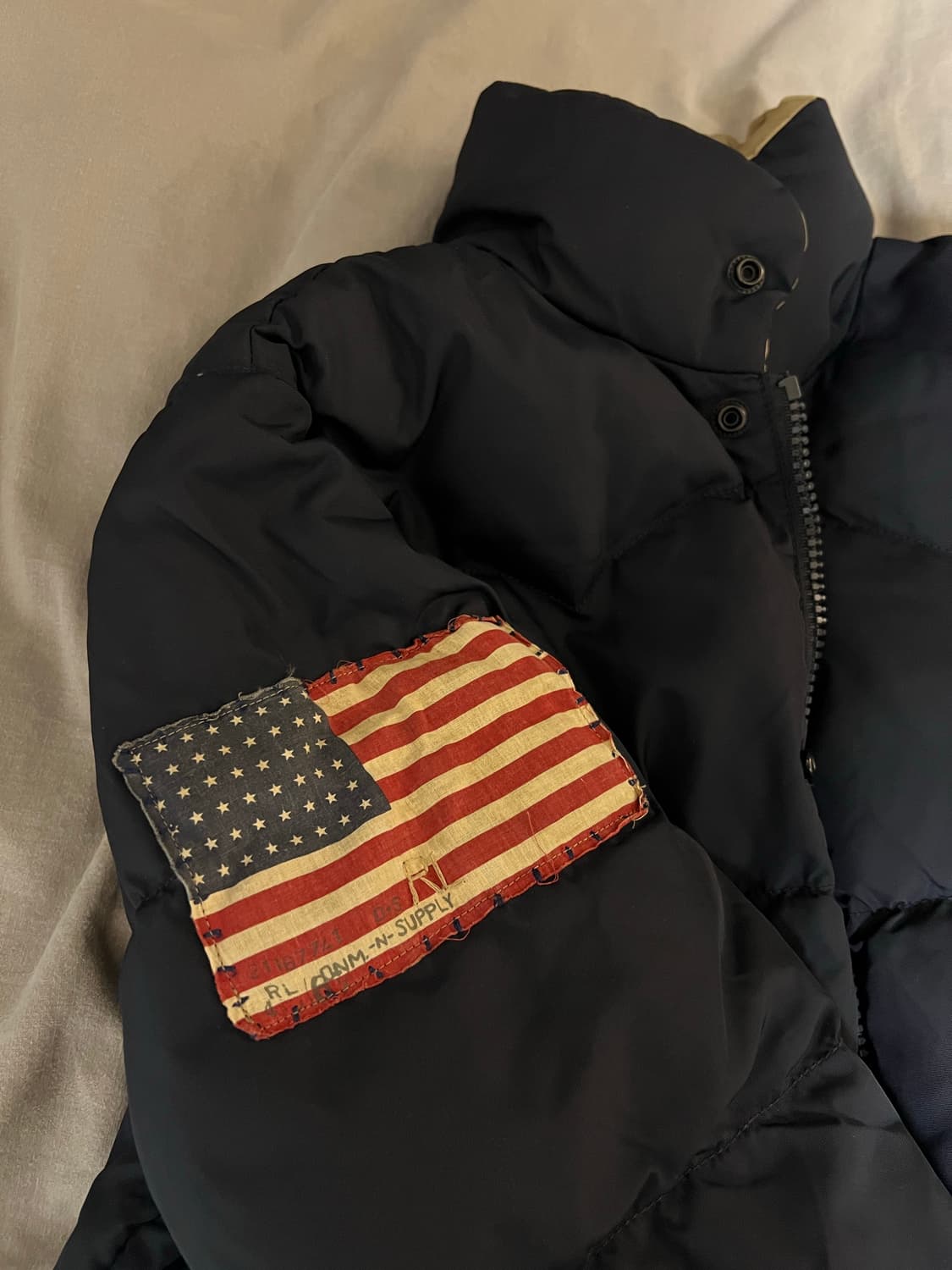 폴로 랄프로렌 데님앤서플라이 오리털패딩 S 상품이미지3