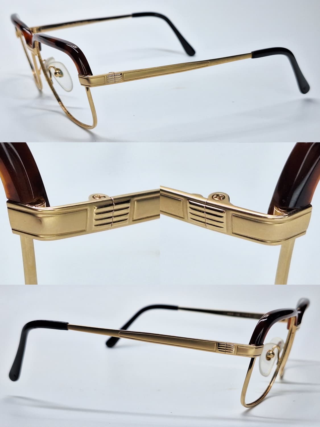 일본제 베스트 셀렉션 by 샤르망 DEFI 티타늄 금도금 하금테 안경테  상품이미지2