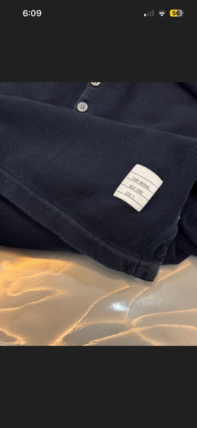 톰브라운 백삼선 스트라이프 카라티셔츠 상품이미지6