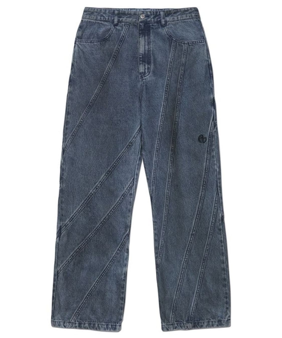 노매뉴얼 D.C Denim Pants (White blue) 상품이미지1