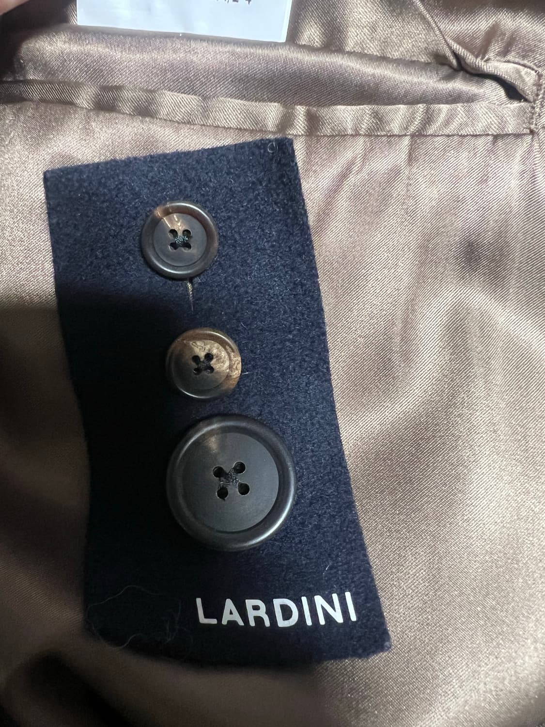 라르디니 Lardini 남성 체크 코트 52사이즈 상품이미지7