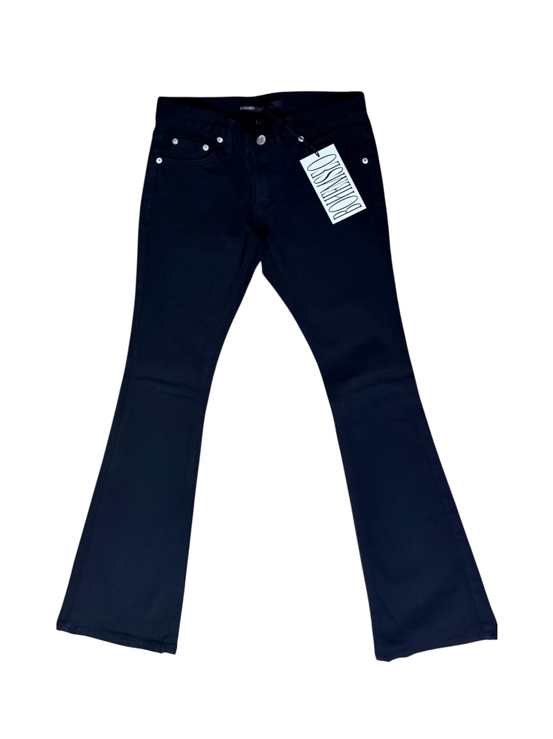 MID RISE BLACK BOOTS CUT PANTS 상품이미지3