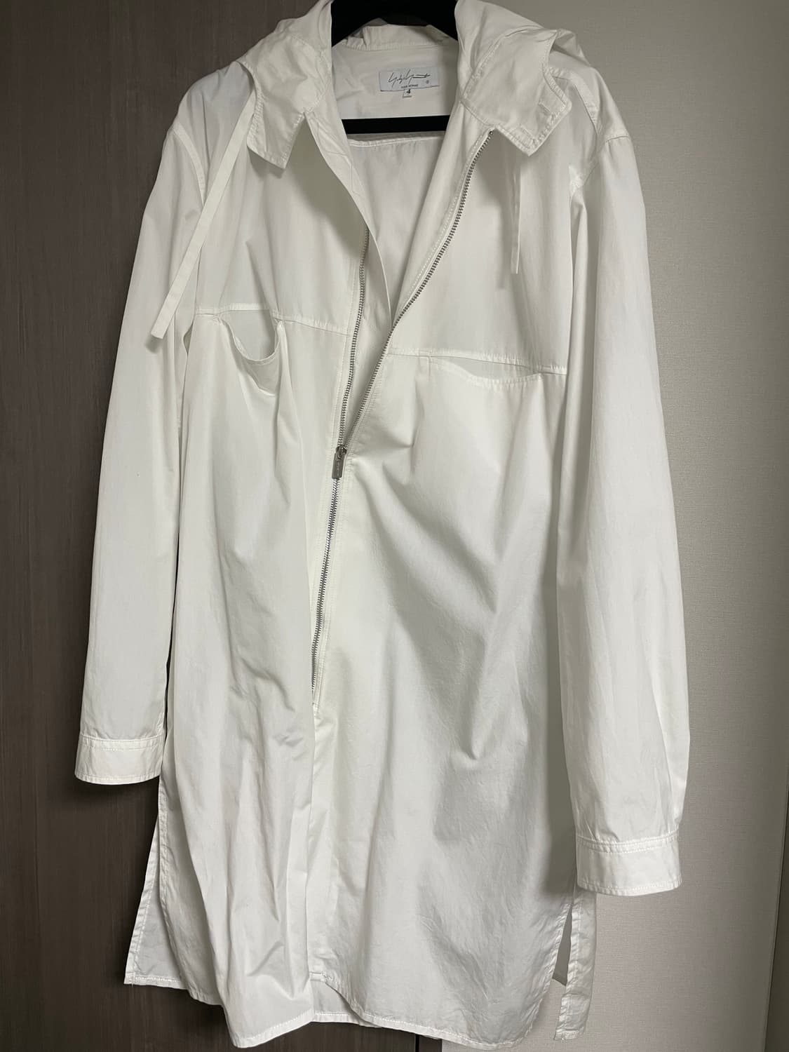 요지야마모토 남성 후드셔츠코트 상품이미지1