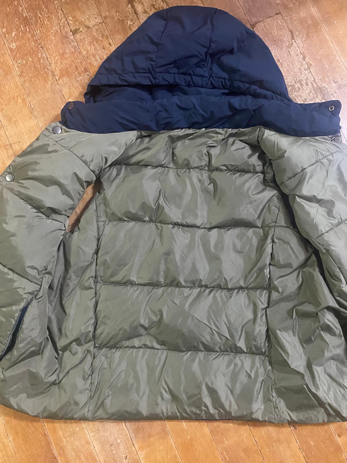 Jeep 후드 리버서블 다운 패딩 조끼 XL 상품이미지5