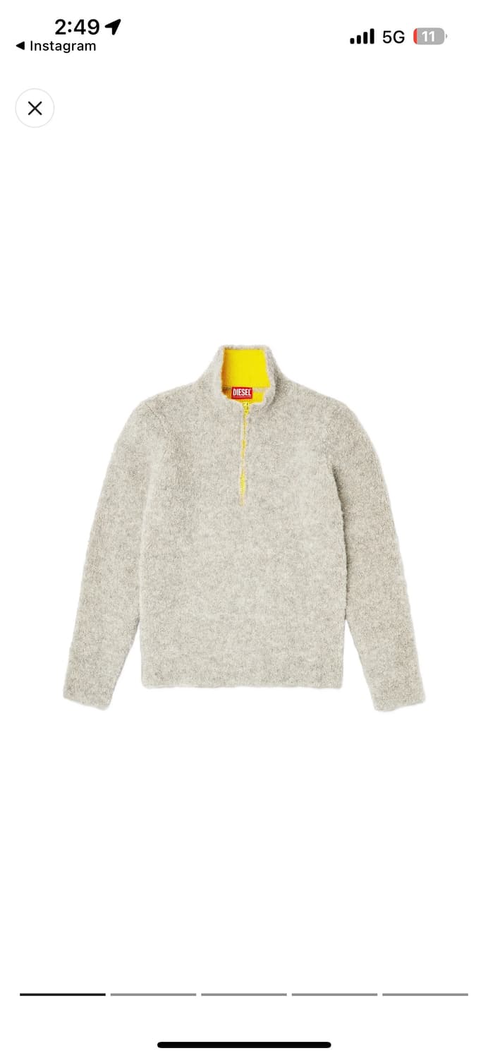 디젤 k엘러 하이넥 스웨터 상품이미지5