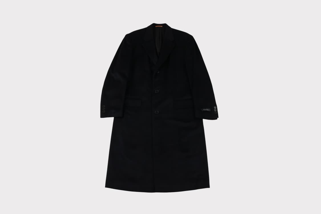 [L~XL] 갤럭시 카디날 캐시미어 100% 코트 (진네이비) 상품이미지1