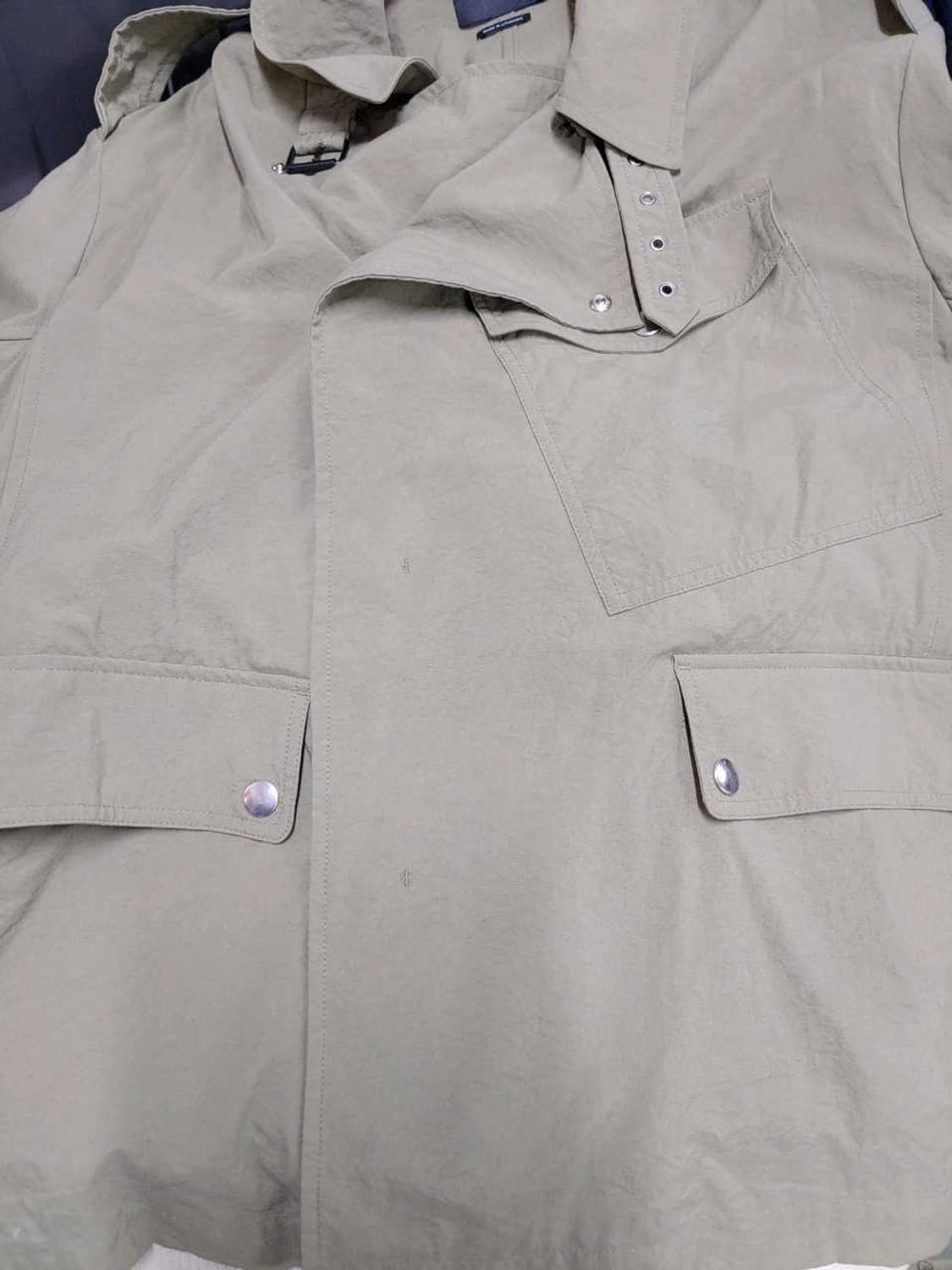 이자벨마랑 블랙라벨 벨티드 트렌치 코트 카키 오버핏 여성38 상품이미지5