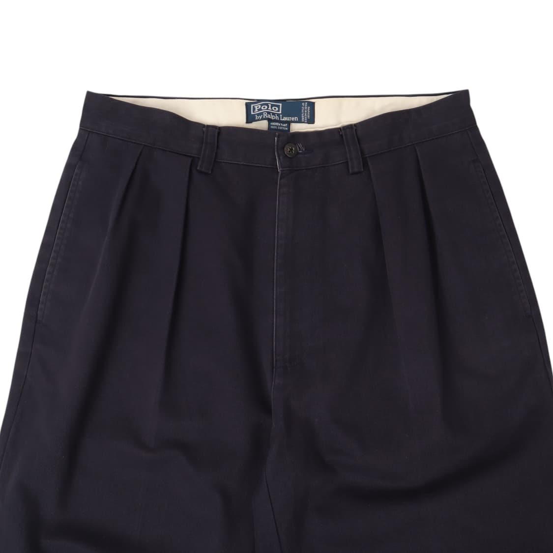 폴로 랄프로렌 네이비 앤드류 핀턱 치노팬츠 상품이미지2