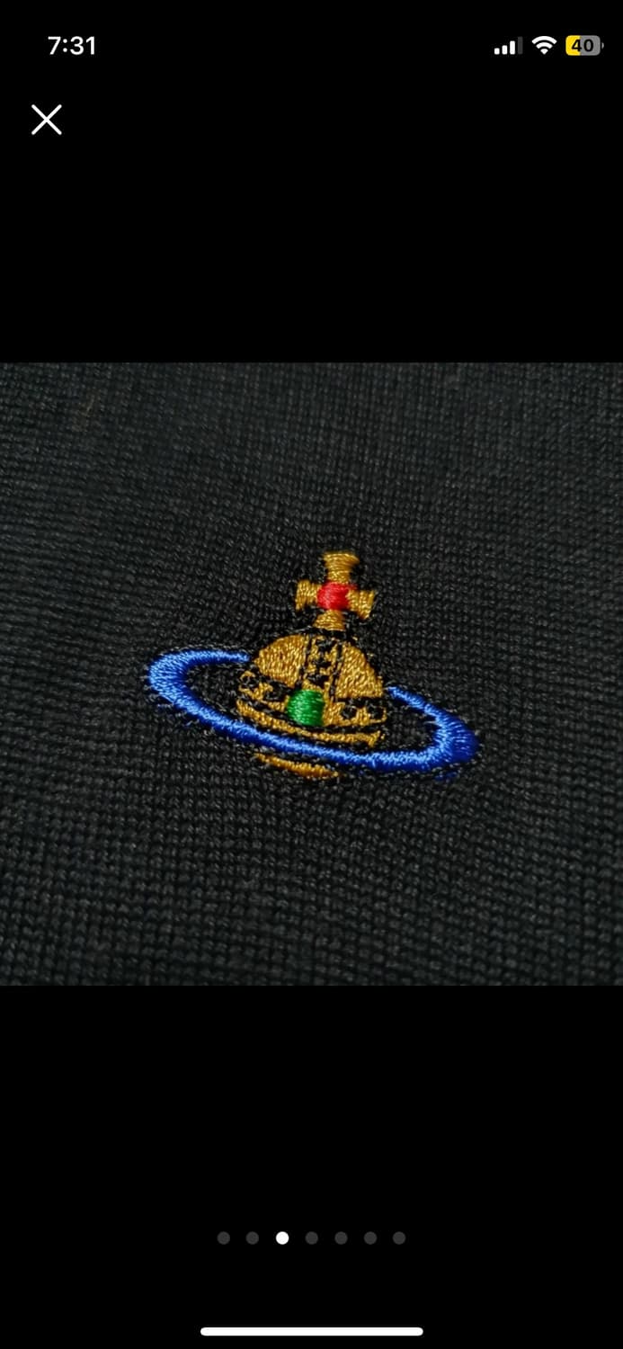 비비안웨스트우드 블랙 가디건 상품이미지3