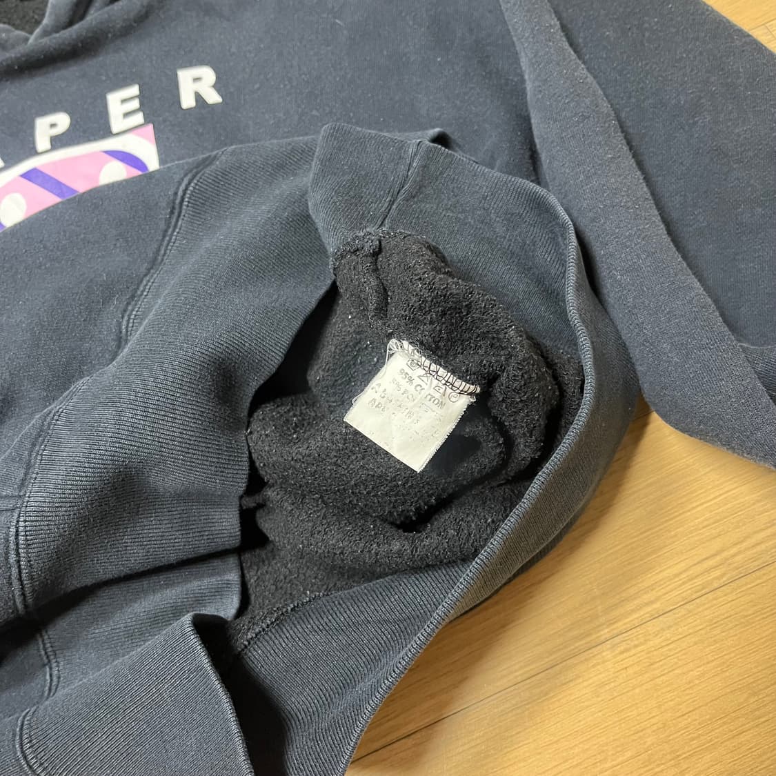 베이프 빈티지 후드티 상품이미지4