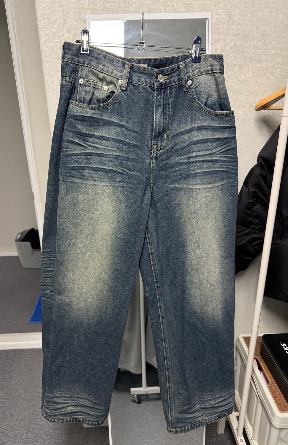 새상품) 어널러코드 엠보워싱 데님팬츠 상품이미지2