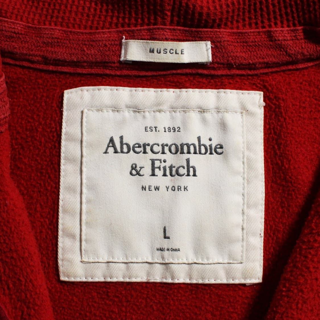 Abercrombie 아베크롬비 레드 후드집업  상품이미지6