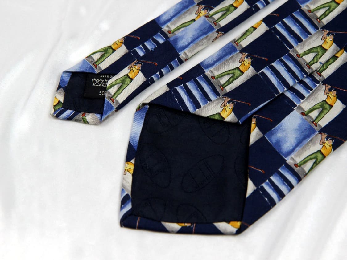 던힐 9.5cm A등급 남자 명품 넥타이 상품이미지4