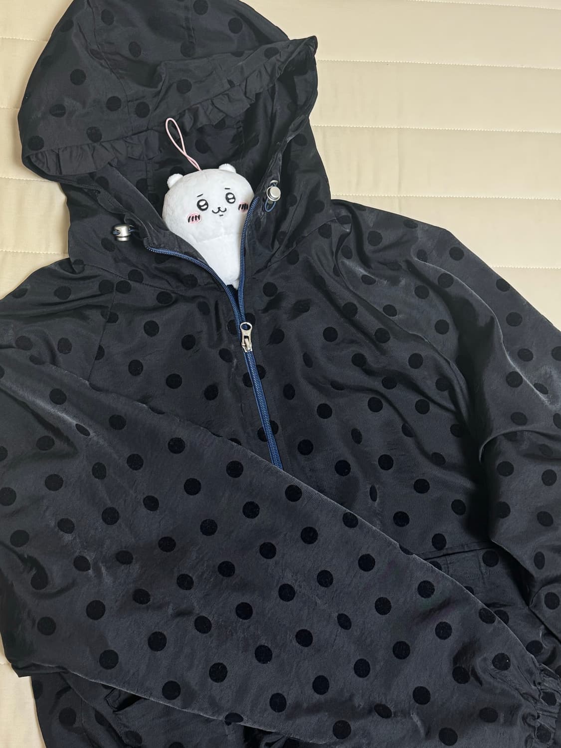 오헤시오 도트 프릴 바람막이 상품이미지3