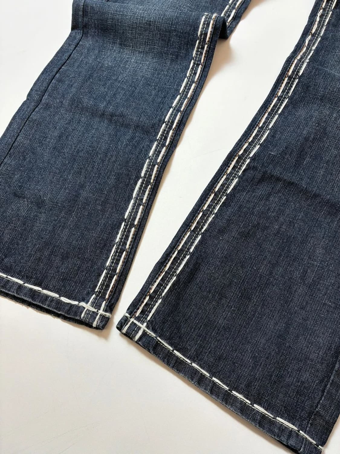 라구나비치00's Y2K 펑크 데드스탁 스티치 자수 데님팬츠 PN8831 상품이미지6