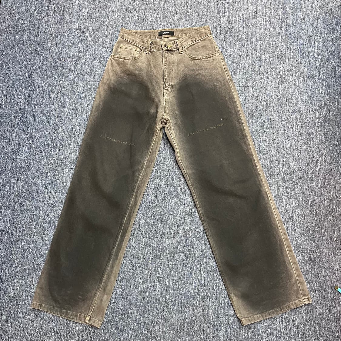 엘이이와이  LEEY 워싱 데님 1번 상품이미지2