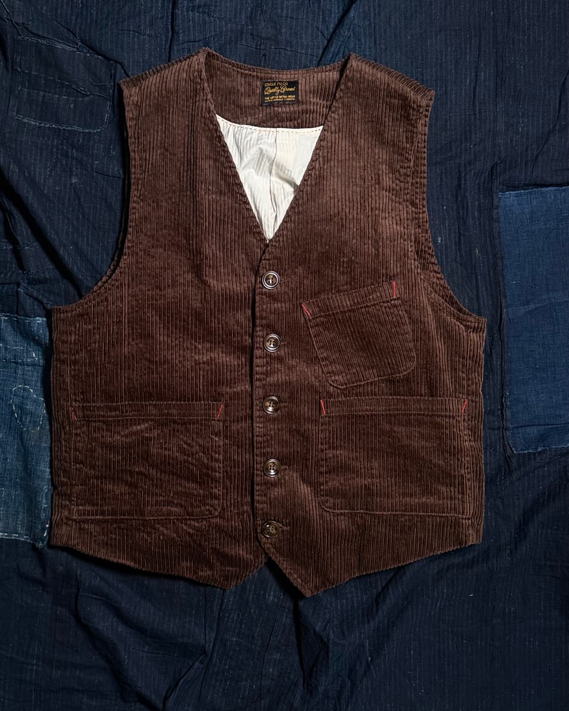 엉클푸 프렌치 코듀로이 워크 베스트 L 상품이미지1