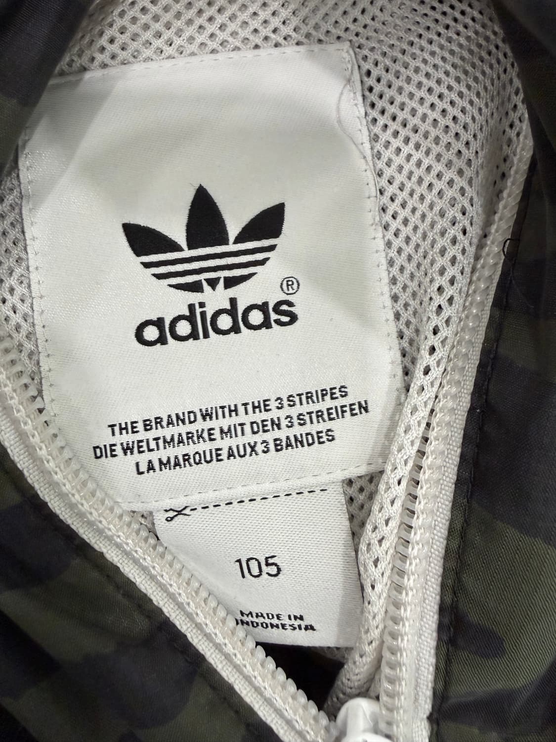 18. 아디다스 양면 카모 지브라 바람막이 자켓 상품이미지3