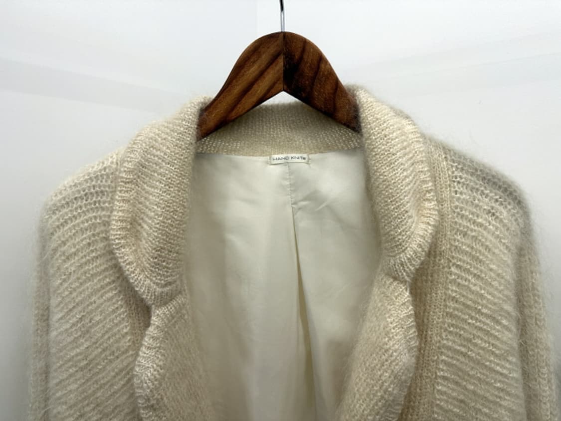 HAND MADE MOHAIR KNIT JACKET (loose fit) 상품이미지2