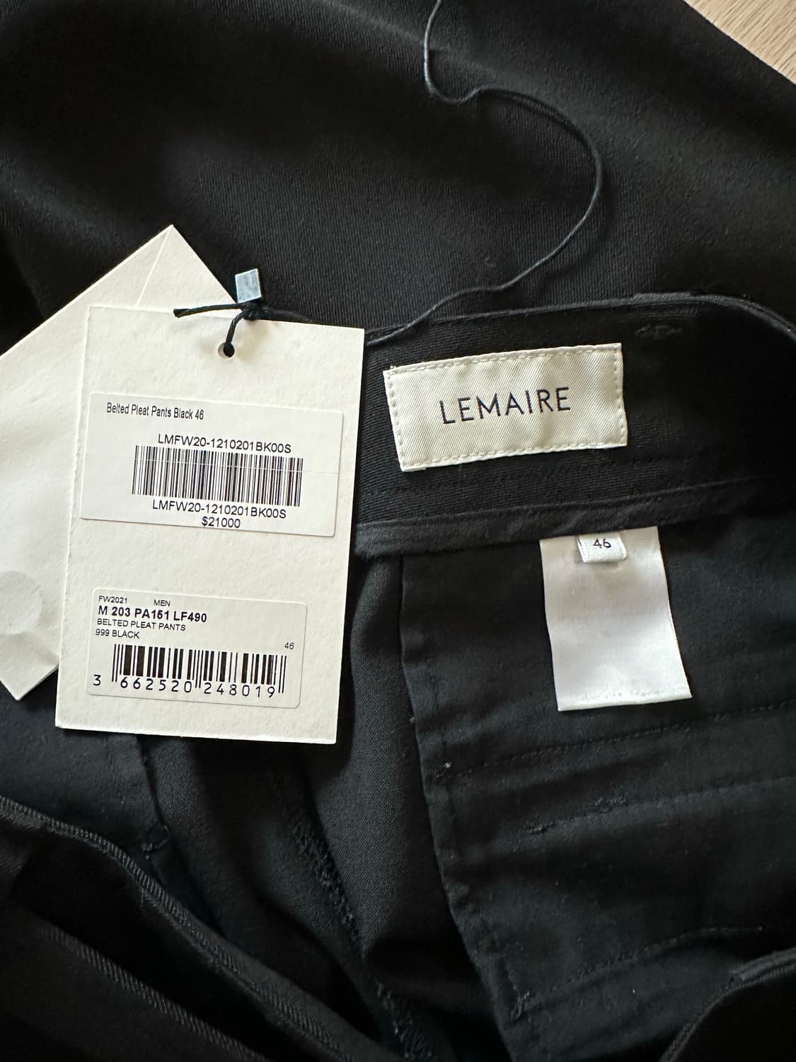 [46] 20fw 르메르 벨티드 팬츠 상품이미지4