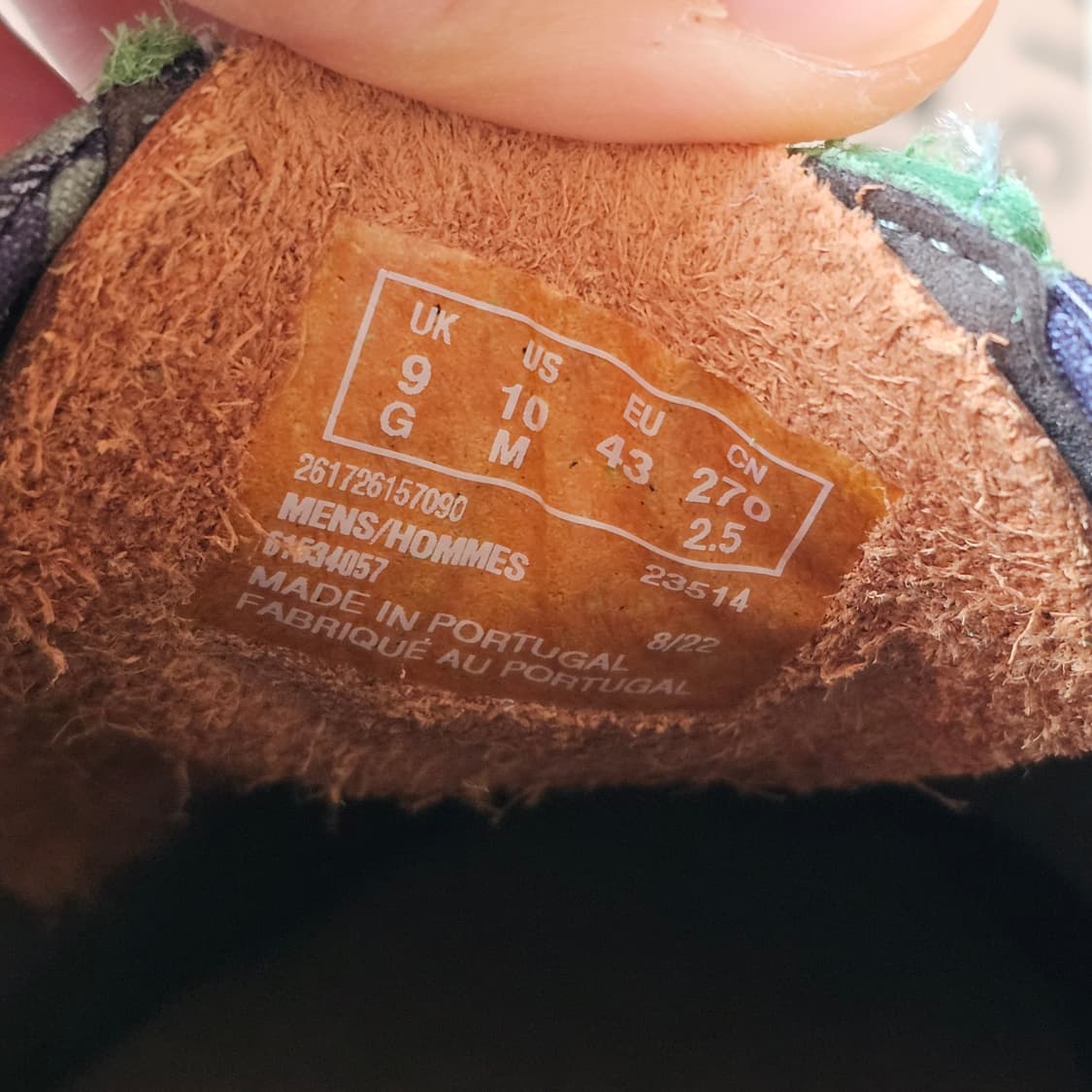 UK9 280 새제품 클락스 오리지널스 x 살레헤 벰버리 왈라비 모카슈즈 상품이미지7