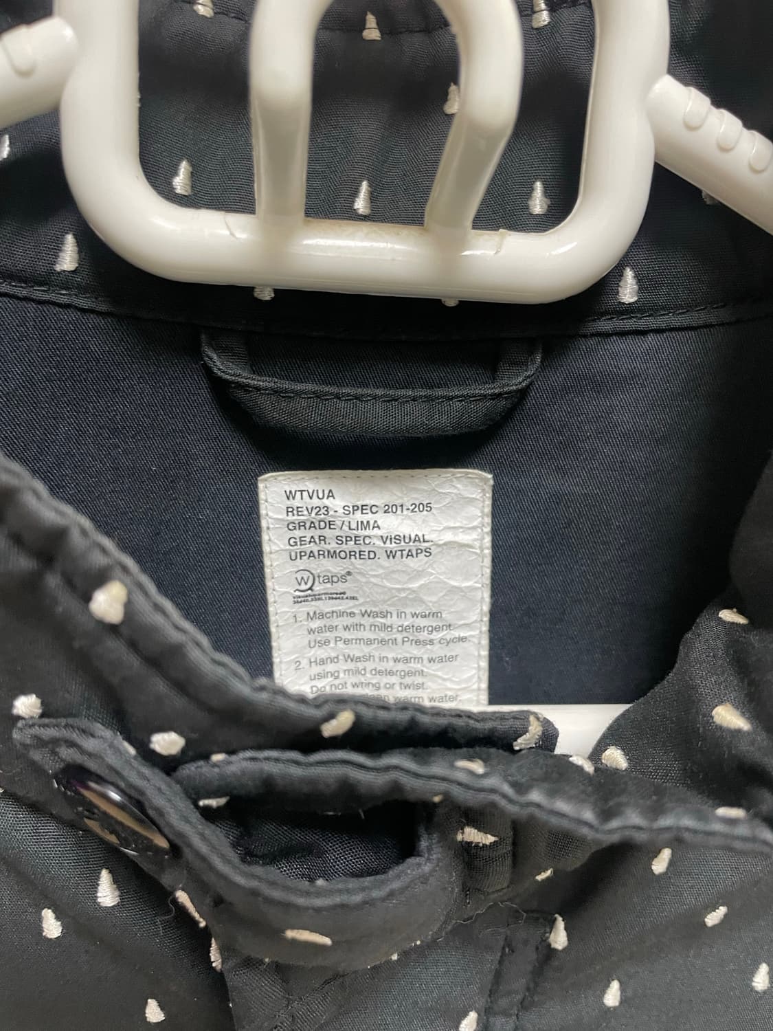 WTAPS RAINDROP M-65 JACKET BLACK 상품이미지9